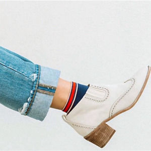 Madewell Grayson Brogue Chelsea Ankle Boot…